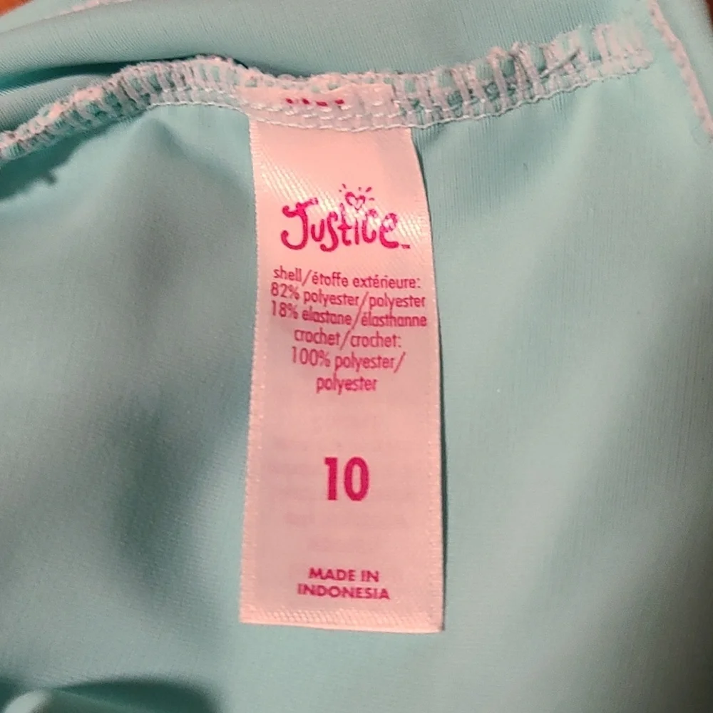 Justice 2 Piece Swim Suit
